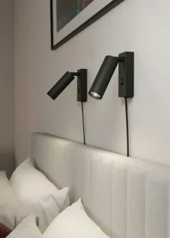 Pipeline Wall Lamp, Matte Black