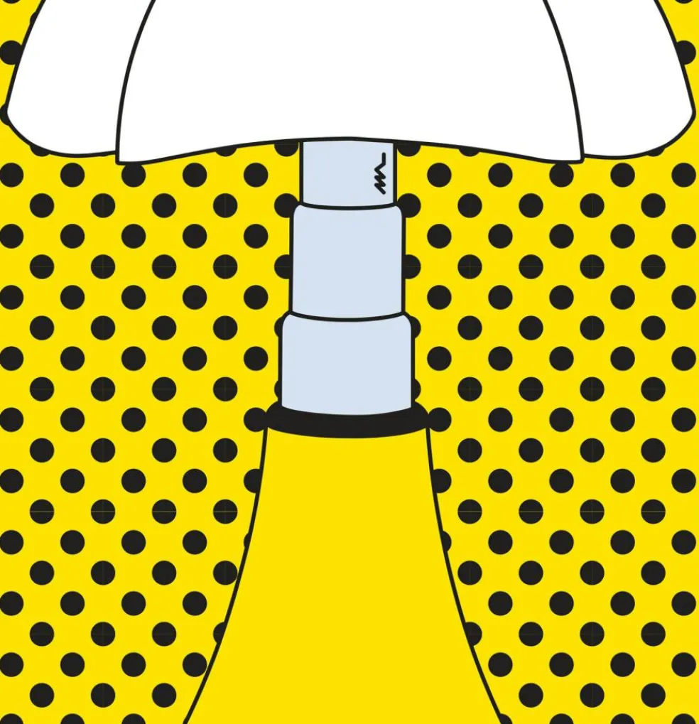 Pipistrello Mini Table Lamp Portable, Brown