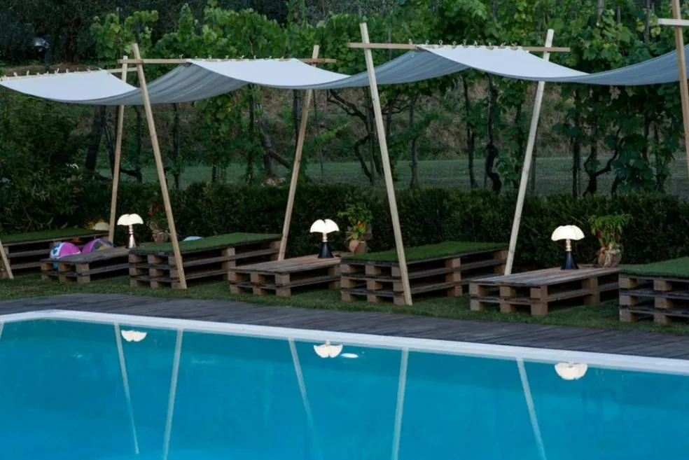 Pipistrello Mini Table Lamp LED, Dark Brown