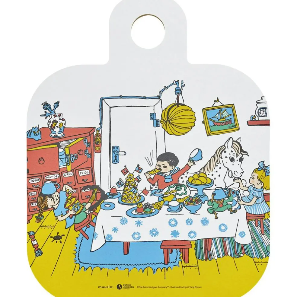 Pippi Chopping Board Villa Villekulla 25x32 cm