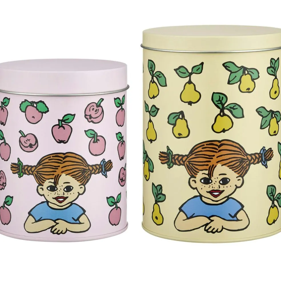 Pippi Fruits Tin Set 2-pack