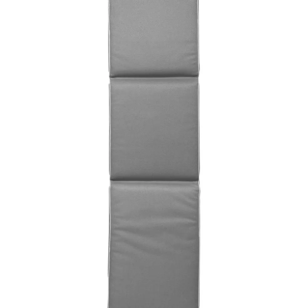 Plain Sunbed Cushion 50x186 cm, Grey