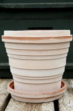 Planet Pot With Saucer Pink Ø25 cm