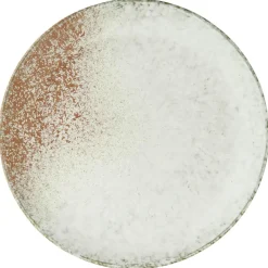 Plate White/Orange, 27 cm