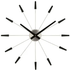 Plug Inn Wall Clock, Bronze