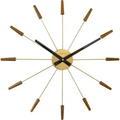 Plug Inn Wall Clock, Bronze