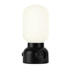 Plug Table Lamp, Black