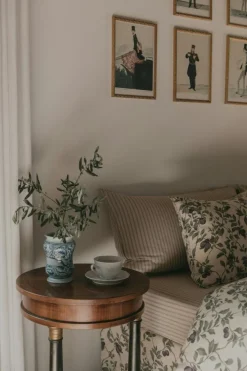 Plum Muslin Pillowcase, 50x60 cm