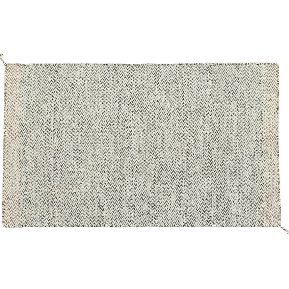 Ply Rug Recycled Polyester Black / White, 200x300 cm