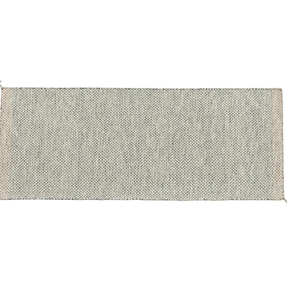 Ply Rug Recycled Polyester Black / White, 200x300 cm