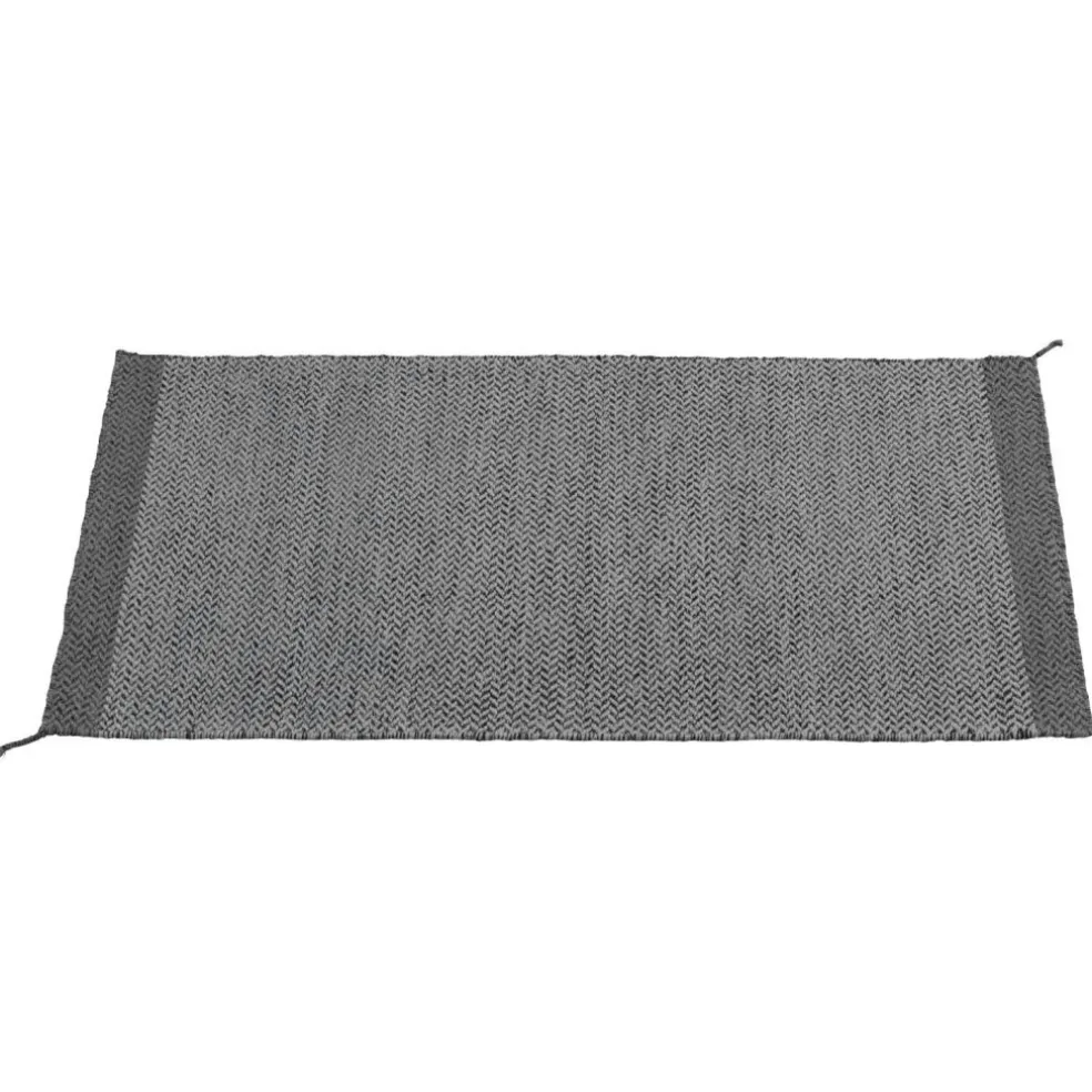 Ply Wool Rug 80x200 cm, Dark Grey