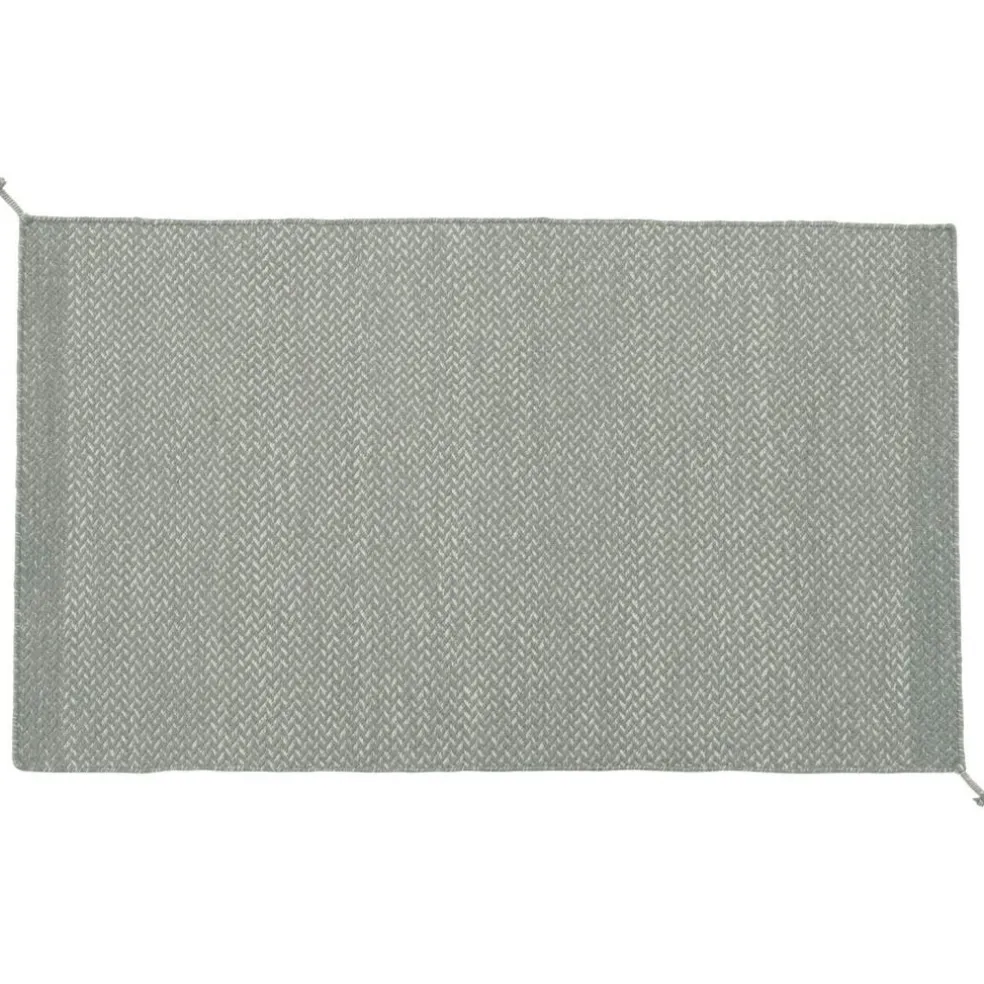 Ply Wool Rug 85x140 cm, Grey