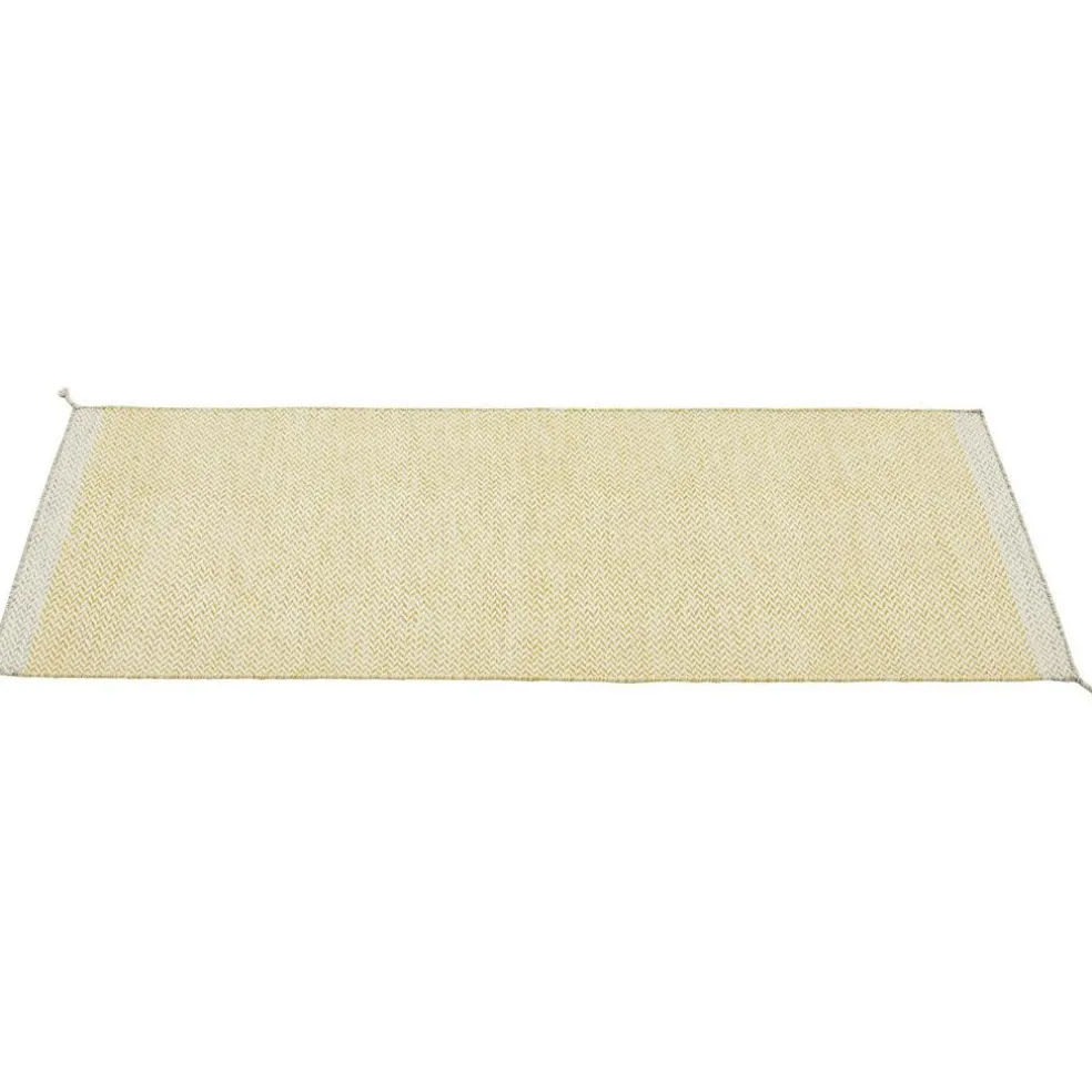 Ply Wool Rug 85x140 cm, Yellow