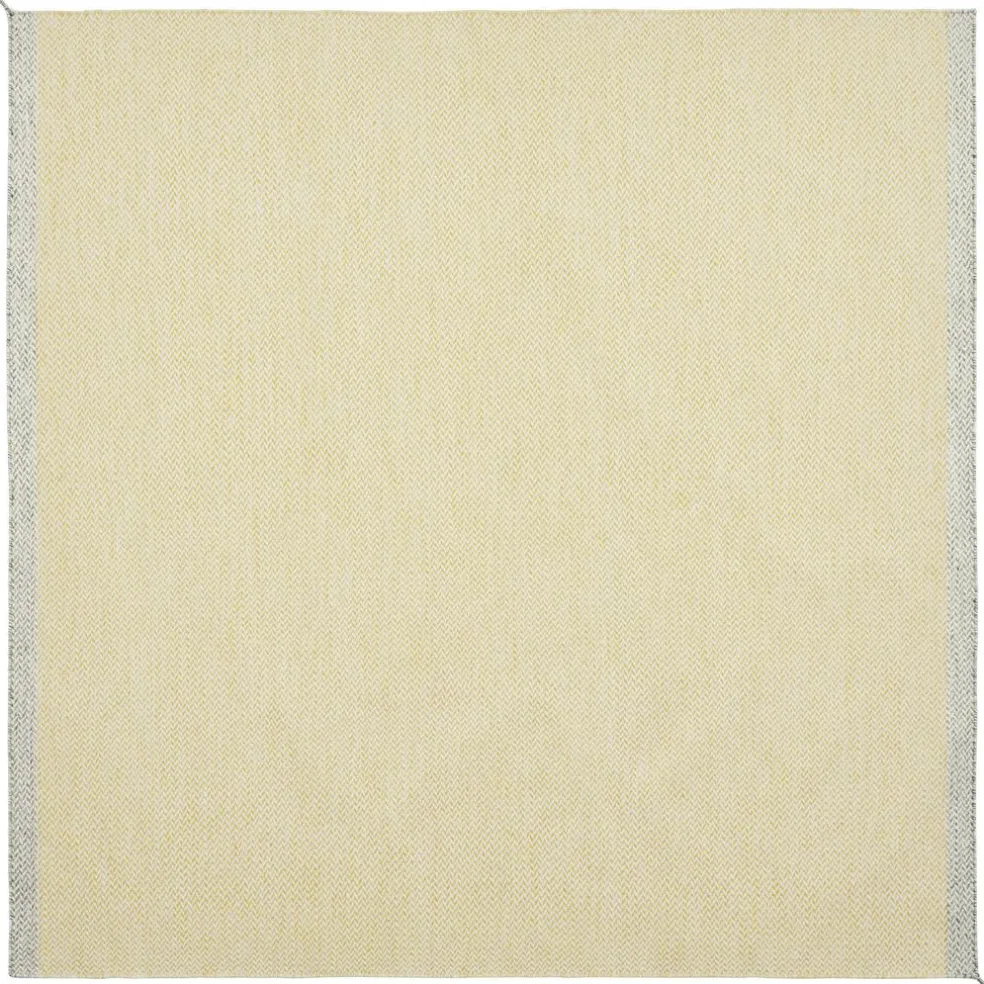 Ply Wool Rug 85x140 cm, Yellow