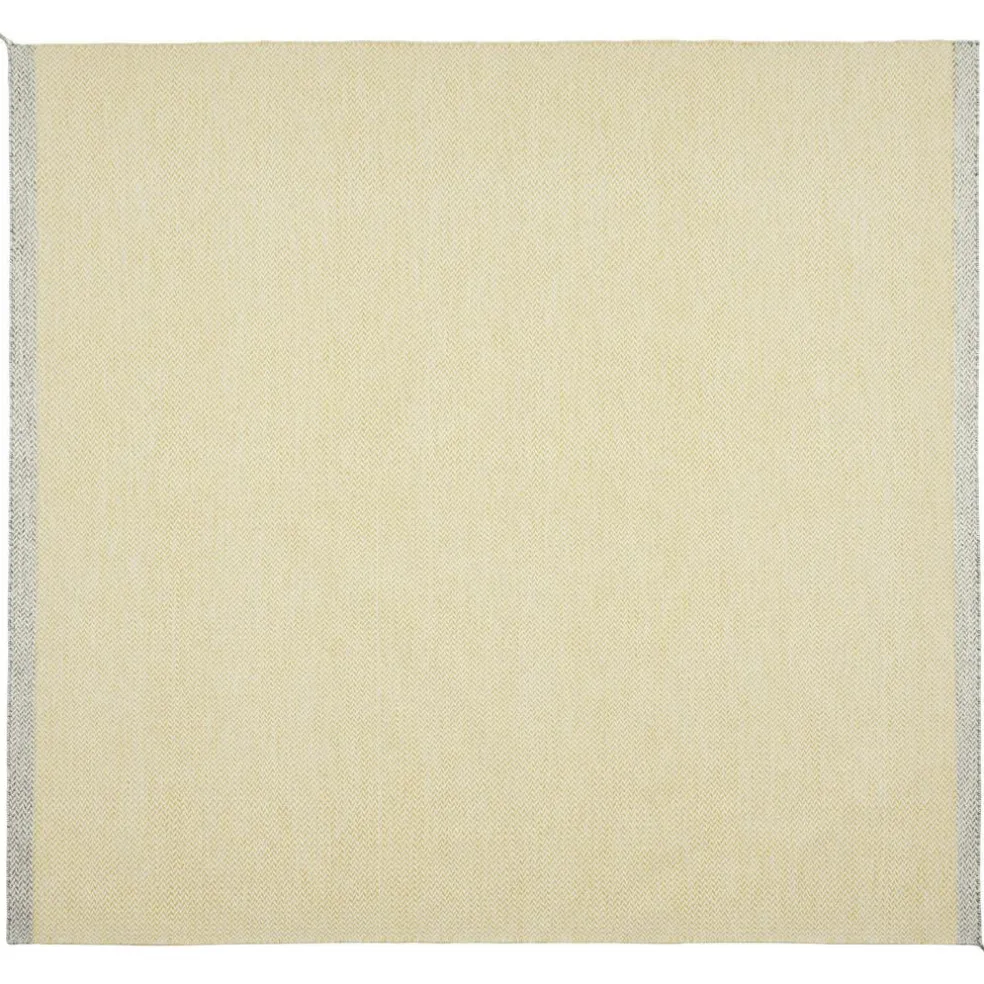 Ply Wool Rug 85x140 cm, Yellow
