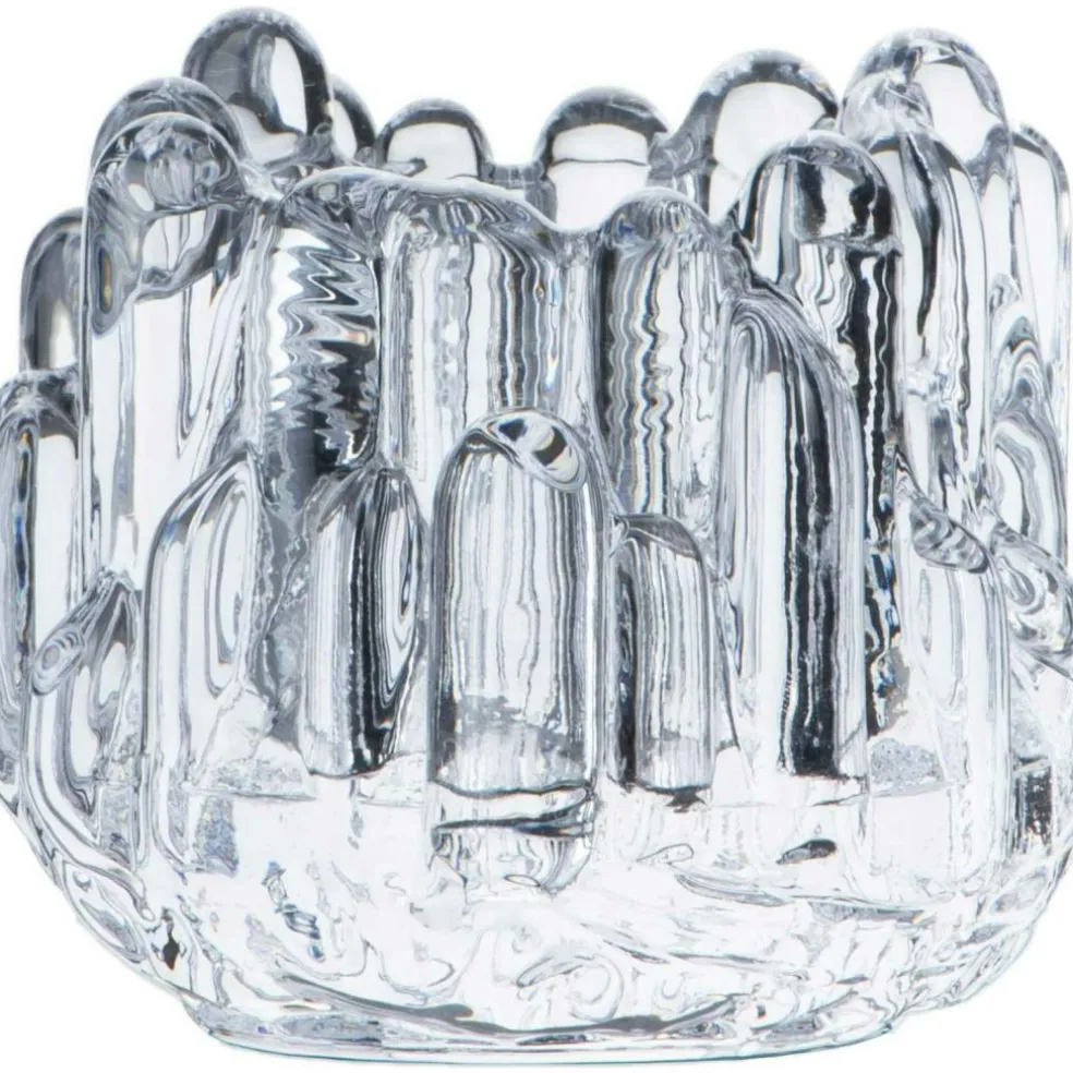 Polar Candle Holder 8,6 cm, Clear