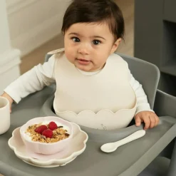 Poppy Bib, Cream