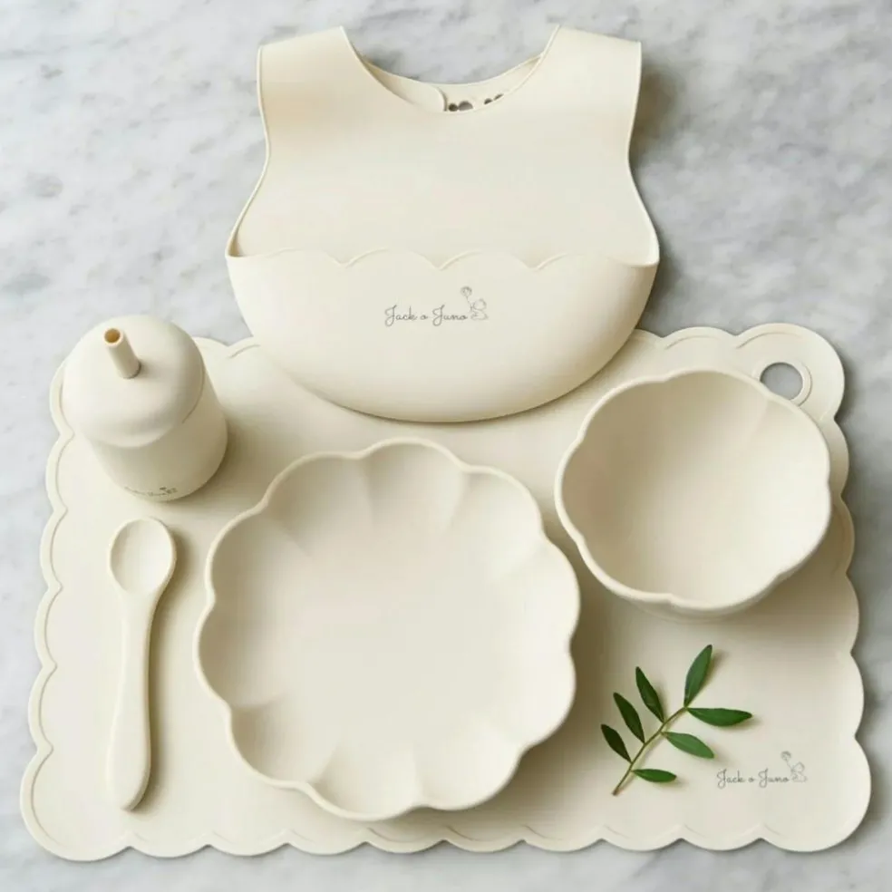 Poppy Table Mat 25x38 cm, Cream