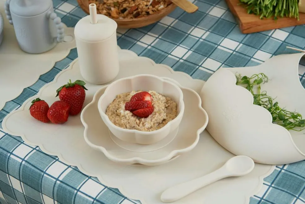 Poppy Table Mat 25x38 cm, Cream