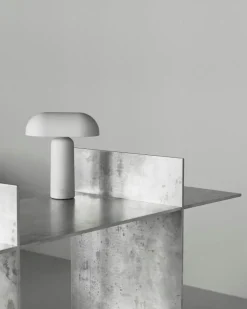 Porta Table Lamp Portable, Bright Red