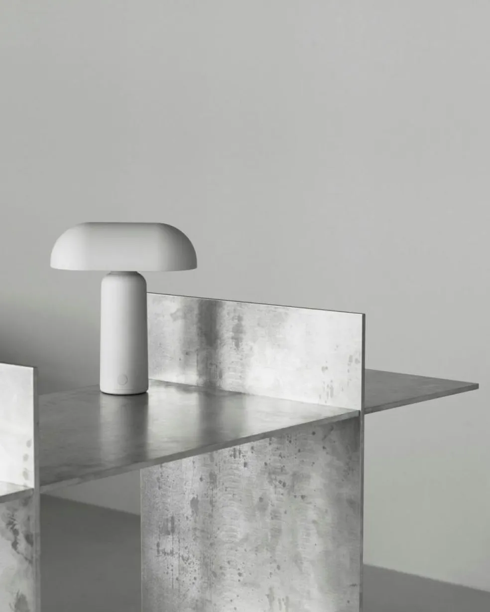 Porta Table Lamp Portable, Bright Red