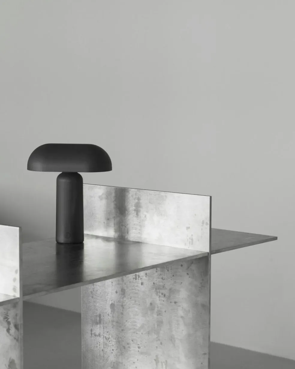 Porta Table Lamp Portable, Bright Red