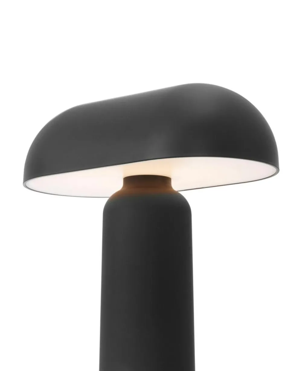 Porta Table Lamp Portable, Bright Red