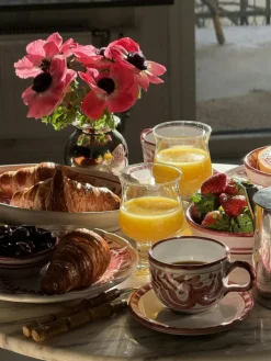 Positano Cappuccino Cup With Saucer, Blue