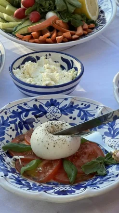 Positano Deep Plate 26 cm, Red