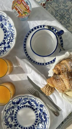 Positano Salad Plate 20 cm, Blue