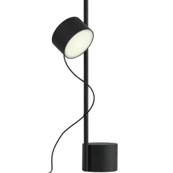 Post Table Lamp, Brown Green