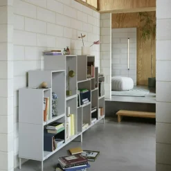 Post Table Lamp, Brown Green