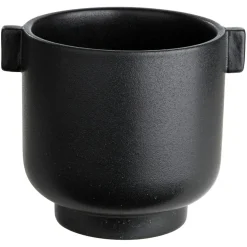 Pot With Ear H22.5 cm, Black