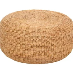 Pouf Round, Water Hyacinth