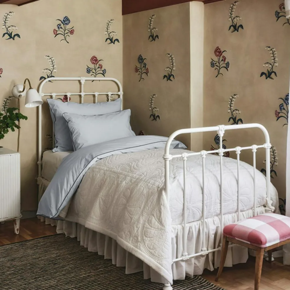 Powder EKO Duvet Cover 150x210 cm, Light Blue/Dark Blue