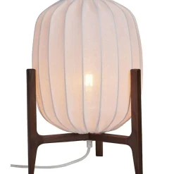 Prisma Table Lamp, Dark Ash / White