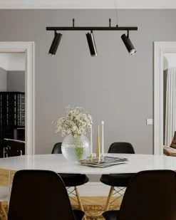 Puls Bar Pendant, Matte White