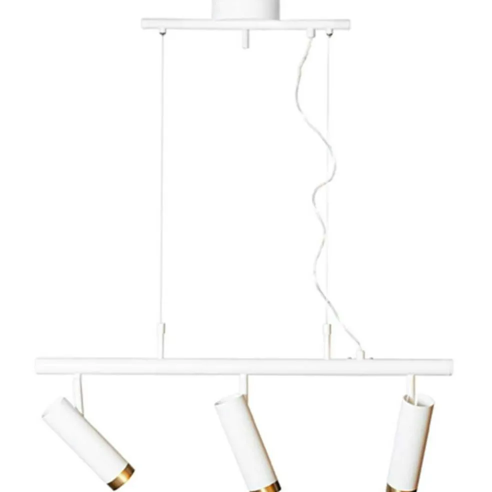 Puls Bar Pendant, Matte White