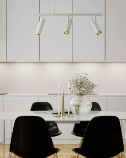 Puls Bar Pendant, Matte White