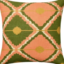 Pune Cushion Cover 50x50 cm, Spicy Yellow / Green
