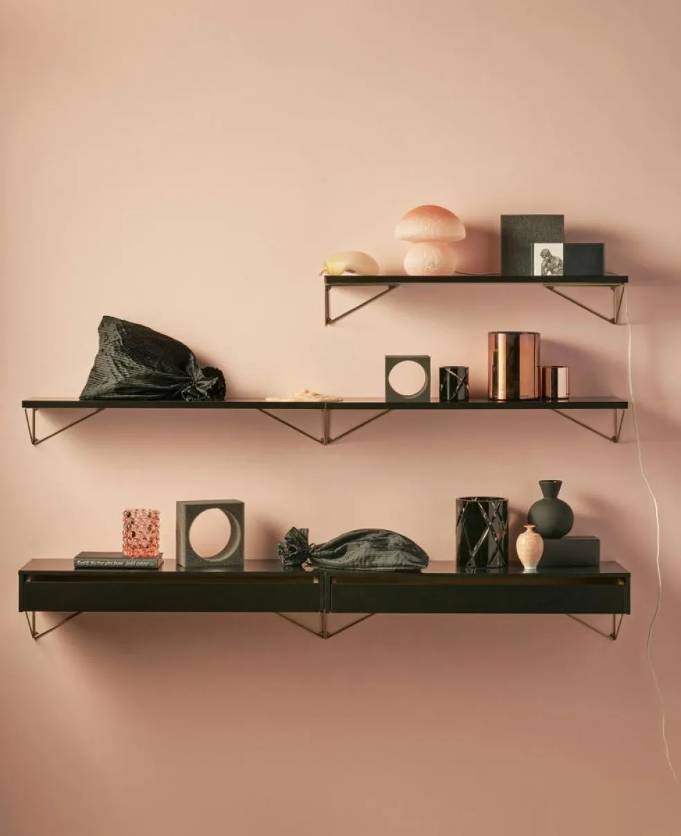 Pythagoras Shelf 80 cm, Oak