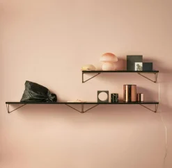 Pythagoras Shelf 80 cm, Oak