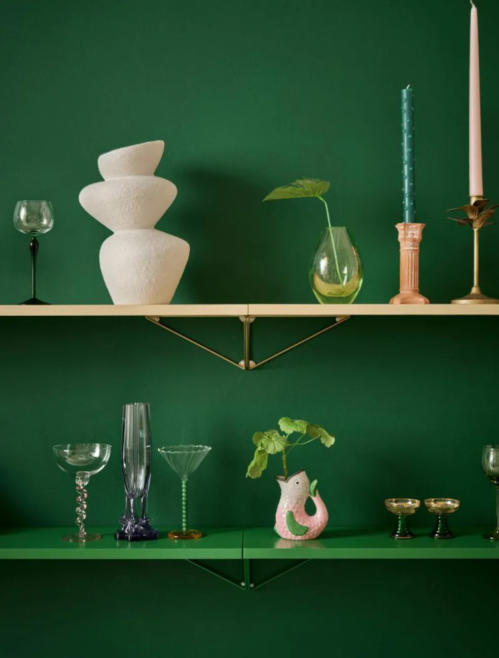 Pythagoras Shelf 80 cm, Oak