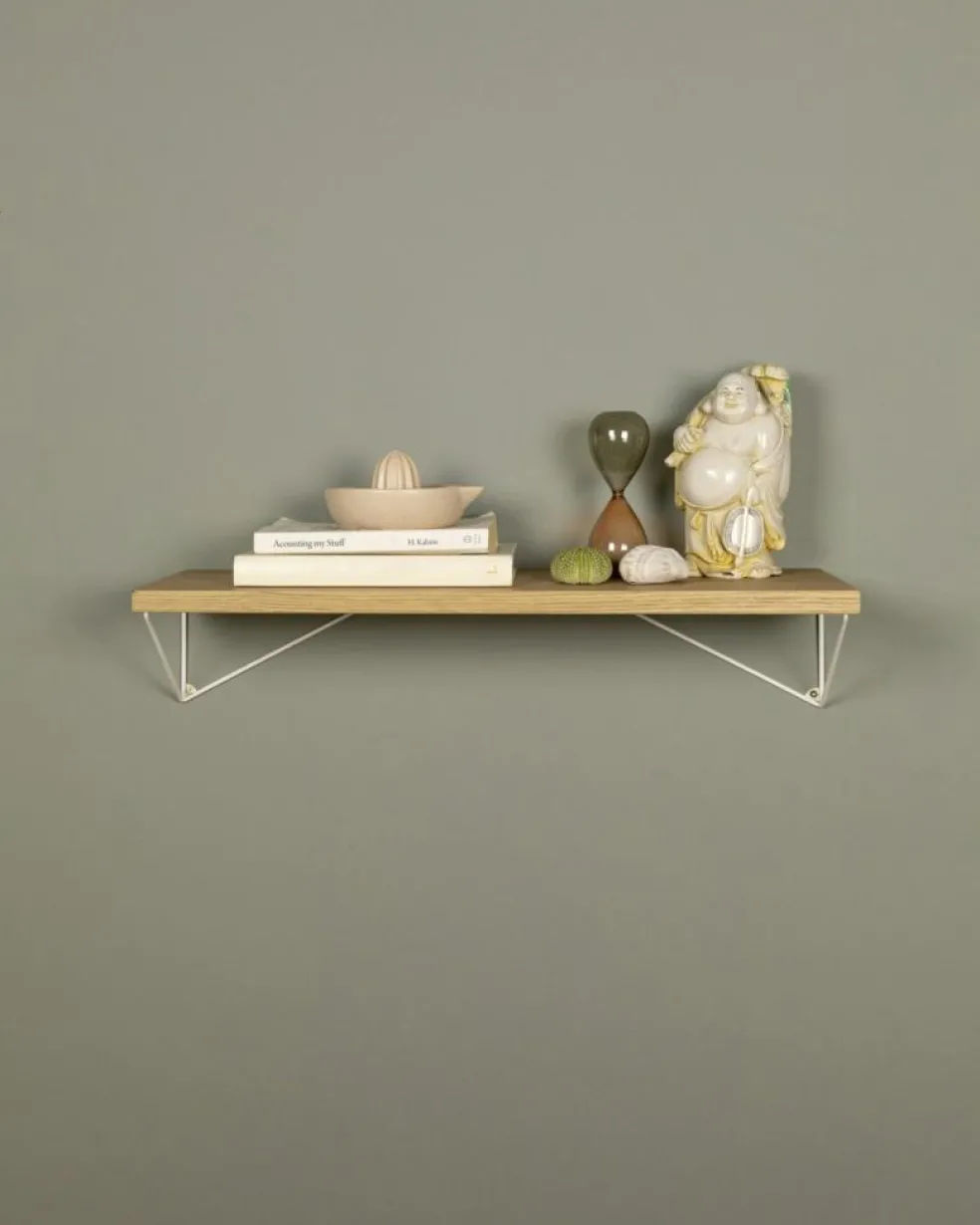 Pythagoras Shelf 80 cm, Oak