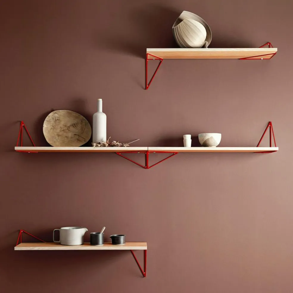 Pythagoras Shelf 80 cm, Oak