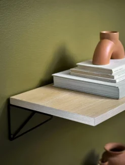 Pythagoras Shelf 80 cm, Oak