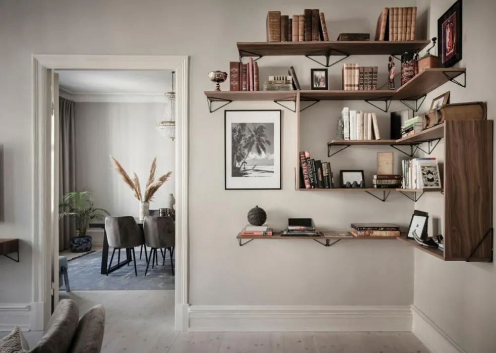 Pythagoras Shelf 80 cm, Oak