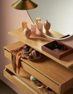 Pythagoras Shelf 80 cm, Oak