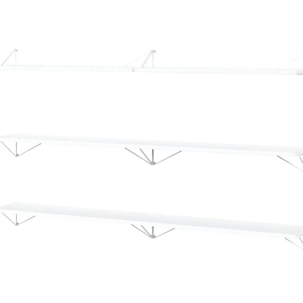 Pythagoras Shelf Set 6 Shelves, Oak / White