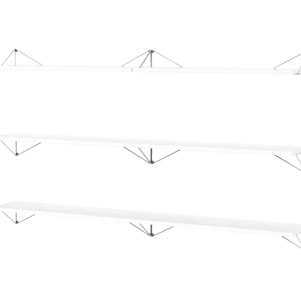 Pythagoras Shelf Set 6 Shelves, Oak / White